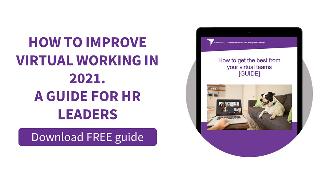 aptimore's tweet photo. Last year, we published a very successful Guide to Managing Virtual Teams. We’ve updated this for 2021 to help HR Leaders get the best from their virtual and remote teams. Download FREE Guide. https://t.co/hhXBMgrzJw https://t.co/RKBRr1PIEV