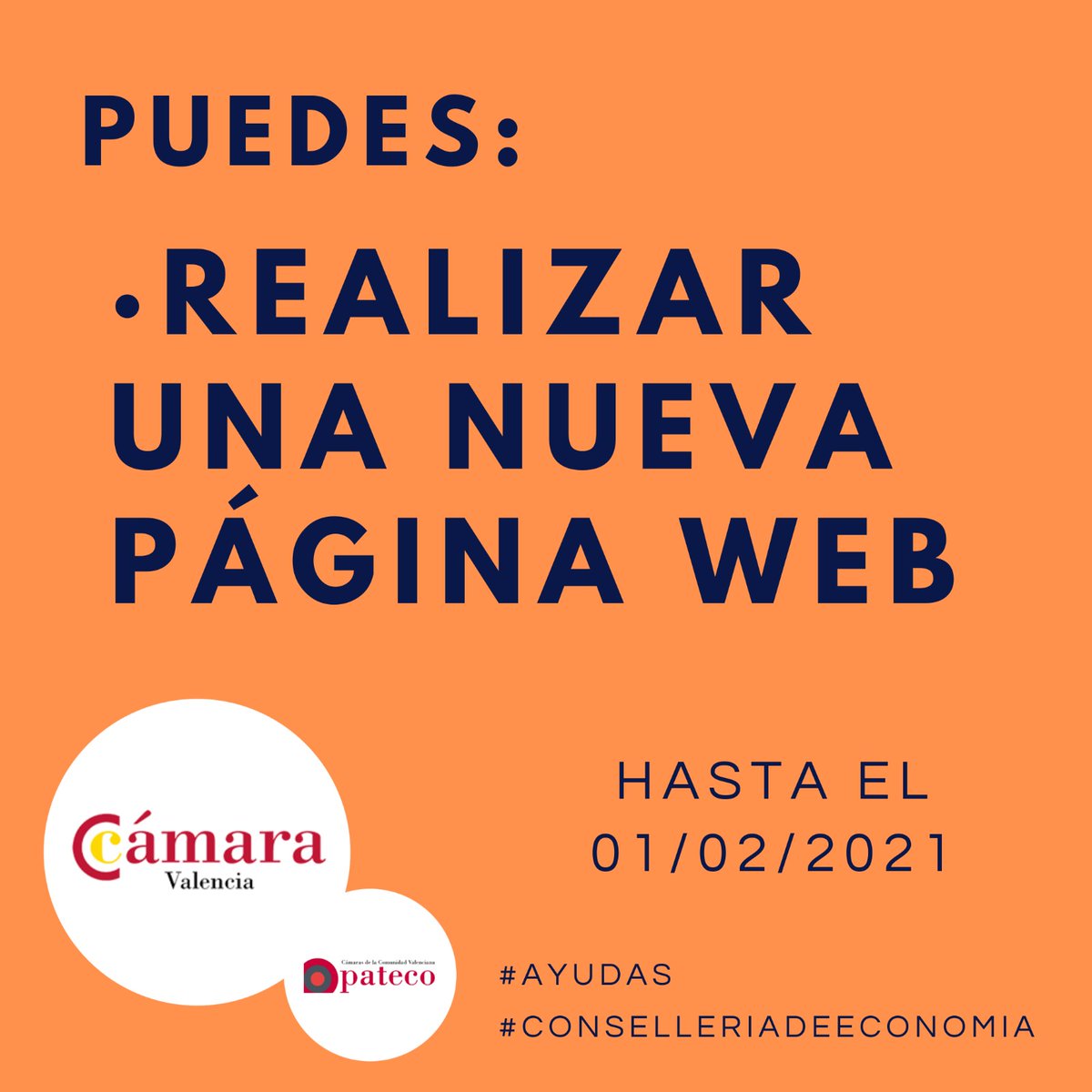 ReanimaWebs's tweet photo. · Realizar una página #webnueva 👩‍💻
· Contratar asesoría técnica digital 🕵🏻
· Crear una #TiendaOnline 🛍
· Montar una #AcademiaOnline para vender #CursosOnline 🧑🏻‍🎓👩🏻‍🎓
· Montarte una #OficinaOnline para ti y todo tu equipo 🖥☎️📓🗄🗂

📆 Fecha límite: 1 de Febrero de 2021 https://t.co/dtWiyXnmp3