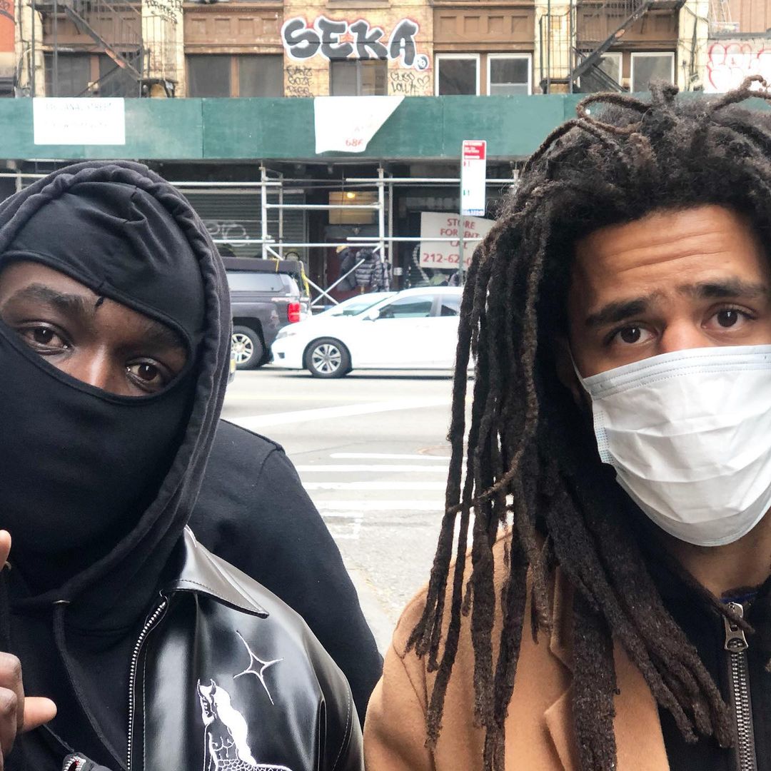 J. Cole Recently out in New York City with Owner of @hadesnyc