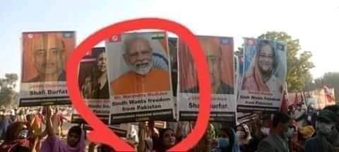 SindhooNawaz's tweet photo. We can take rights ourselves, we don't need fascist Modi's help!
It's very easy to give directions from foreign just to fulfill personal agendas.However, it is not a correct way to protest coz it can create  trouble for the youngsters of Sindh. We should condemn such acts https://t.co/mEyoRSh2iN