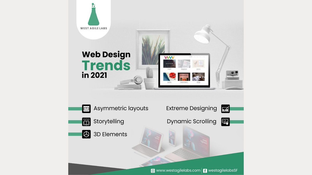 Learn all about these top 5 web design trends of 2021 @ westagilelabs.com/blog/top-5-web…
.
.
.
.
#WebDesignTrends #WebDesign #UI #UIDesign #UXDesign #InterfaceDesign #UIUX #UIDesigns #MobileDesign #UIDesignPatterns #UXProcess #AppDesigner #DesignTips #Trends2021 #LandingPage #Webdesigners