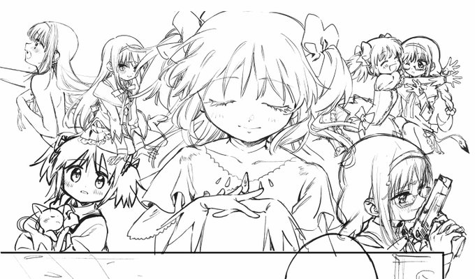 下書きのほうが…可愛かったな…というコマ。告知サイトでサンプルとして使っていただいている絵なので載せて大丈夫だよな!?
今回は全ページデジタルで下書き、印刷してからアナログでトレースしてペン入れしてます(いつもは原稿用紙にカラー芯で下書きして上からなぞってるので下書きが残らない) 