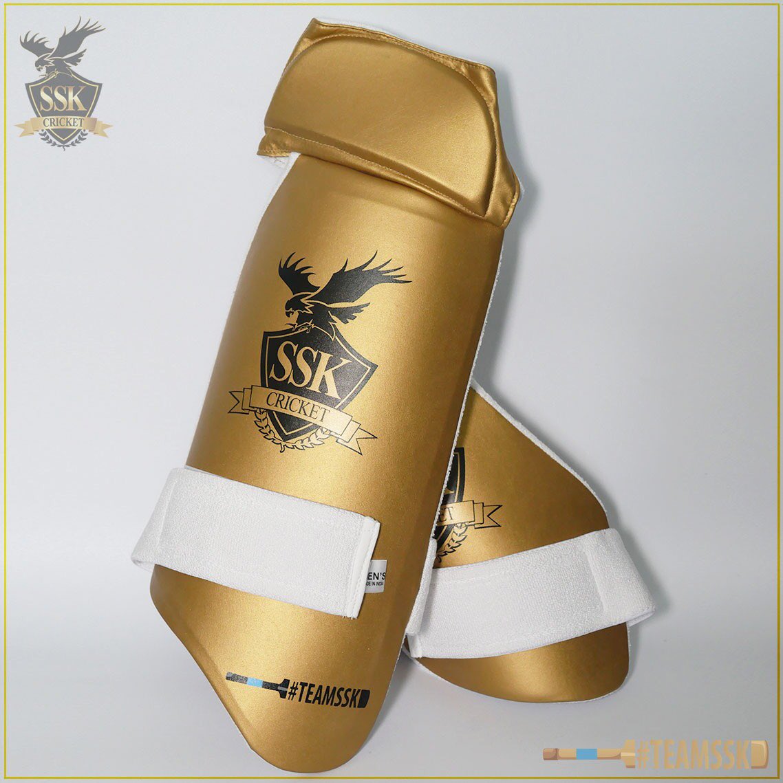Allthegear99's tweet photo. SSK Gold Combo Thigh Pad

Ultra-lightweight high density foam.

Pre-curved for better fit.

Combined inner thigh guard.

Elasticated White Towelling backed straps for ultimate comfort &amp; flexibility.

#Cricket #SSK #TCS #AllTheGear #ThighPad #WeBringTheGame https://t.co/hu5sNnFVKE