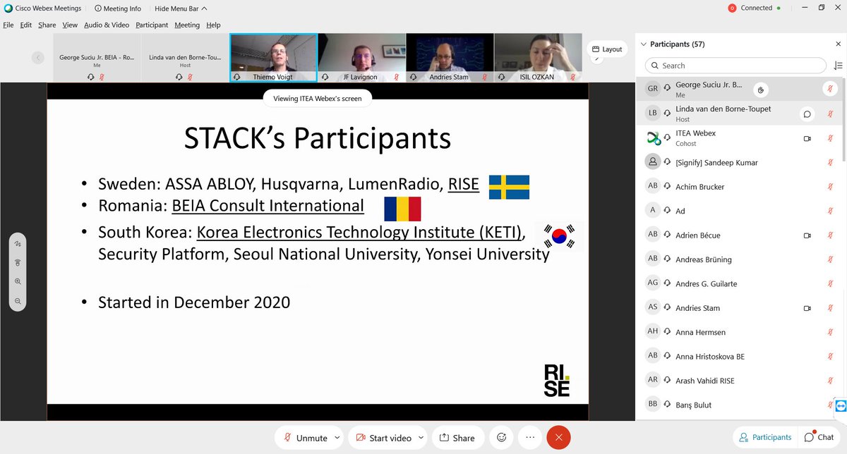 beiaconsult's tweet photo. Our company participated in @ITEA_3 Cyber Security Day 2021 on 15 January 2021. It was a great opportunity for us to present our projects: #STACK, @Itea3P, #DefraudiFy and #Scratch. #CyberSecurity #DataPrivacy #Hacking https://t.co/gVFmIVqCZP