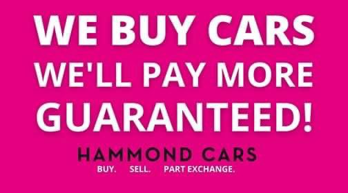 WE’LL BUY YOUR CAR AND WE’LL PAY MORE FOR IT!! 
We guarantee to beat any genuine like for like valuation from a VAT registered car dealer or car buying service trading as a limited company from permanent premises.
Guarantee only applies to cars up to 10 years old or 100,000 miles