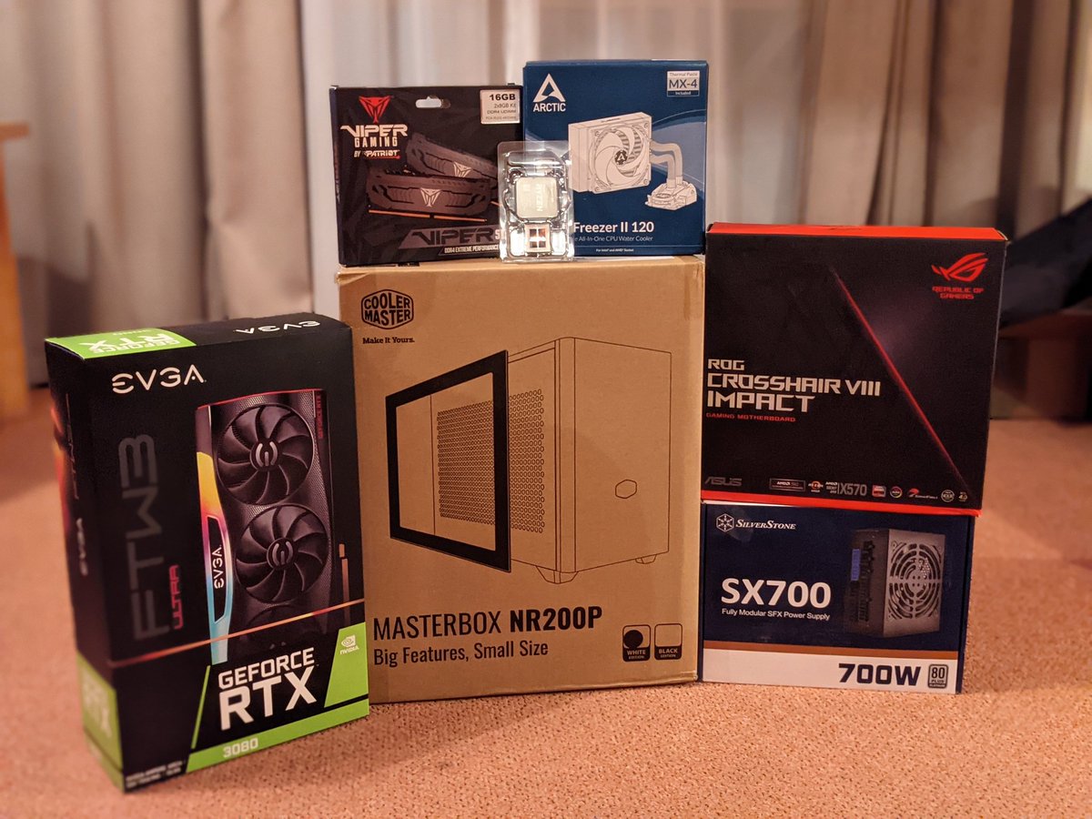 AllRoundGamerEU's tweet photo. Our Sunday build (the 120 AIO is a stop over thanks to stock issues). #pcmasterrace https://t.co/8ahNczu5li