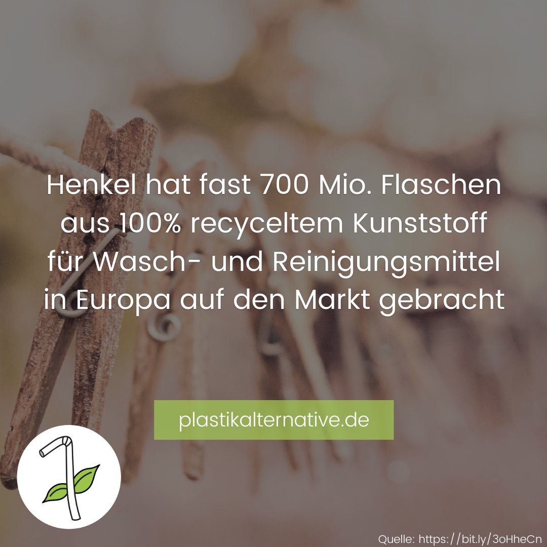 Davon mehr als 400 Mio. im Jahr 2020. #plastikalternative 🌱