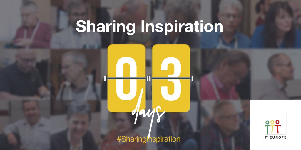 Final countdown for #SharingInspiration! If you are a #STEM teacher who would like to share, learn, and engage with international colleagues, join us in the T³ Europe Sharing Inspiration first virtual conference! Register now: bit.ly/2IXjSnV #TINspiringSTEM