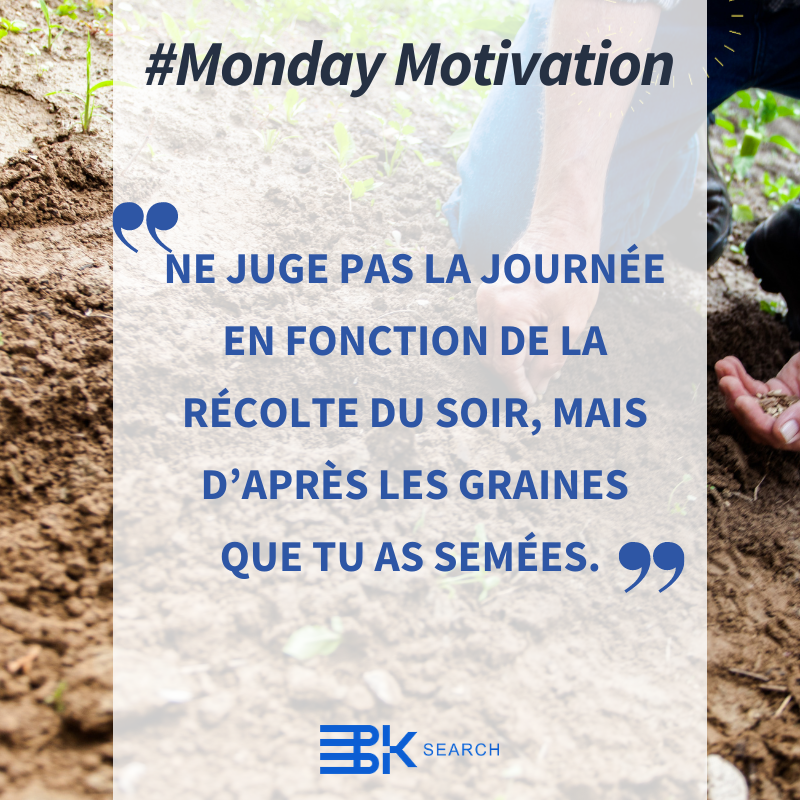 SearchBk's tweet photo. La nature s'imite. Une graine jetรฉe en bonne terre produit. Un principe jetรฉ dans un bon esprit produit.
Excellente semaine ร tous.
#GrowthMindset #success #passion #MondayMotivation #Mondaythinking #staffing #recrutement https://t.co/XJUTtJUOim