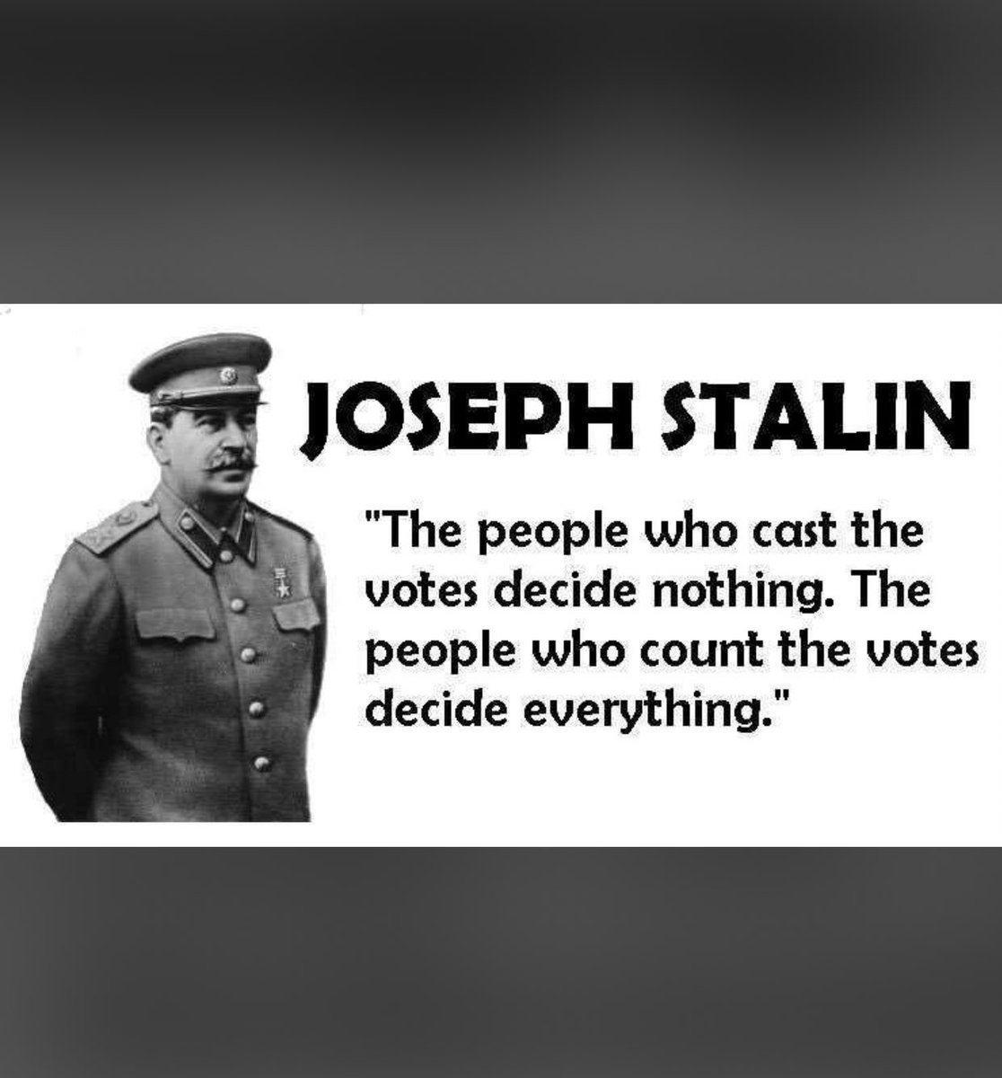 Hirolla256's tweet photo. We been knew.

#FreeMyVote https://t.co/DxWjMUEZ78