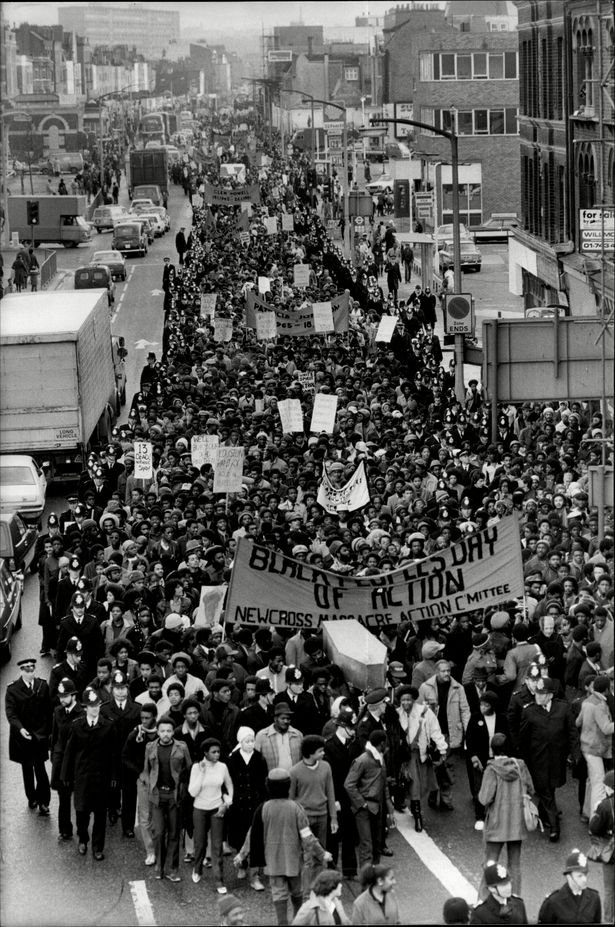 ...on Parliament on a weekday, including members of the Black Panther Party, Black Parents Movement & Black Youth Movement, holding placards stating "Thirteen dead, nothing said" and "No police cover-up". To no surprise newspapers were extremely hostile to the...
