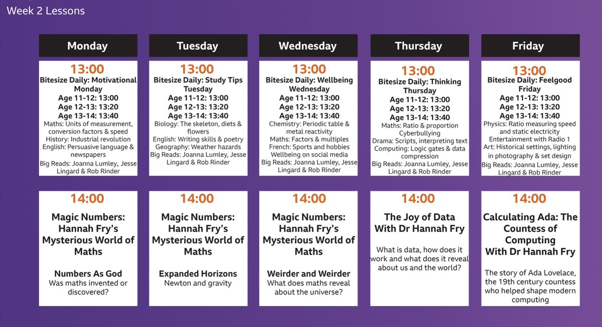 JennyBonson's tweet photo. Computing is featuring in this weeks BBC2 Lockdown Learning schedule. Logic Gates and Data Compression on Thursday followed by Calculating Ada on Friday... worth a look! #CASchat #TeamComputing https://t.co/C6YUIblxcZ