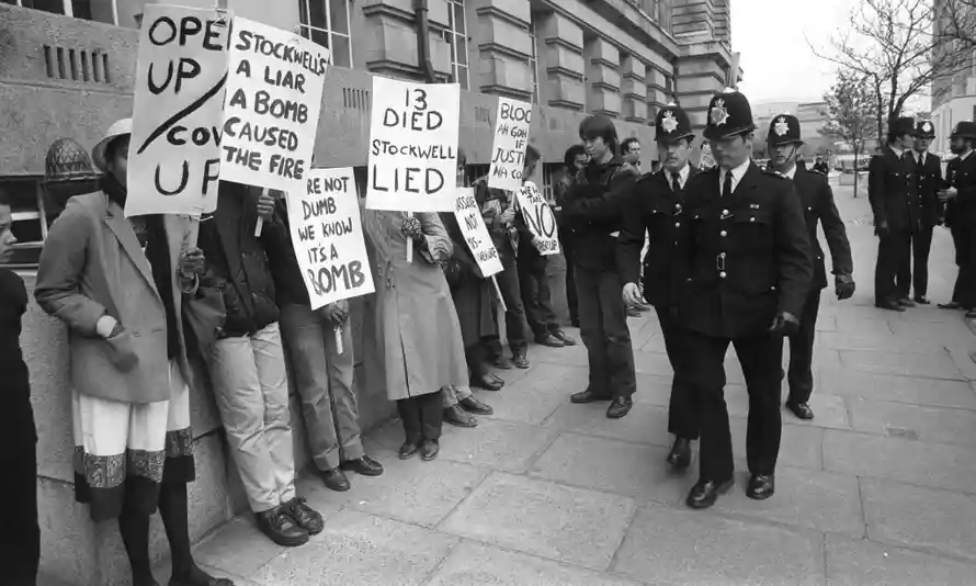 Later, Lord Scarman described the relationship between police and the black community as "a tale of failure"Three months after the fire, an inquest took place. Usually inquests surround events like this would take around 2 years. It seemed to Pressure Groups that authorities...