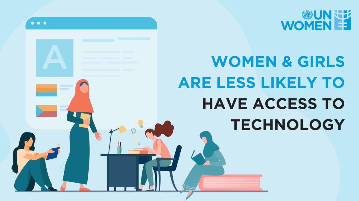 #COVID19 has pushed government services &amp; education online, yet almost half the world’s population remains offline with #women &amp; girls least likely to have access to technology. More than ever, access to the internet is vital for basic digital transactions, services &amp; education.