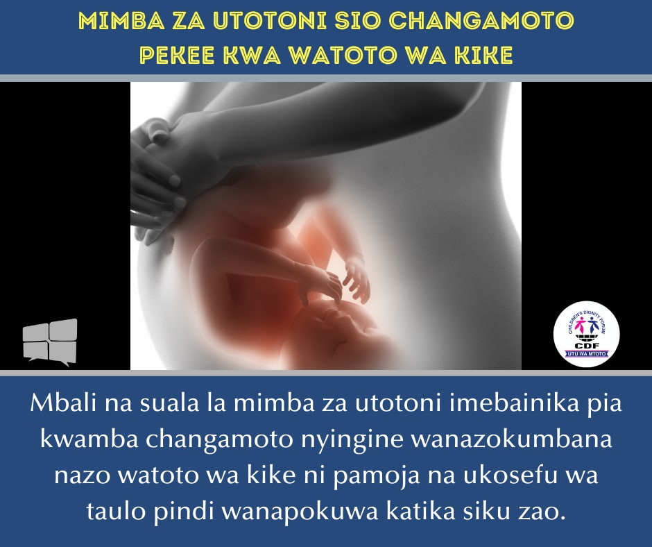 JamiiForums's tweet image. MIMBA ZA UTOTONI SIO CHANGAMOTO PEKEE KWA WATOTO WA KIKE

Mbali na suala la mimba za utotoni changamoto nyingine wanazokumbana nazo watoto wa kike ni pamoja na ukosefu wa taulo pindi wanapokuwa katika siku zao.

Soma &amp;gt; jamii.app/ChangamotoWato…

#JamiiForums #CDFTz #MimbaUtotoni