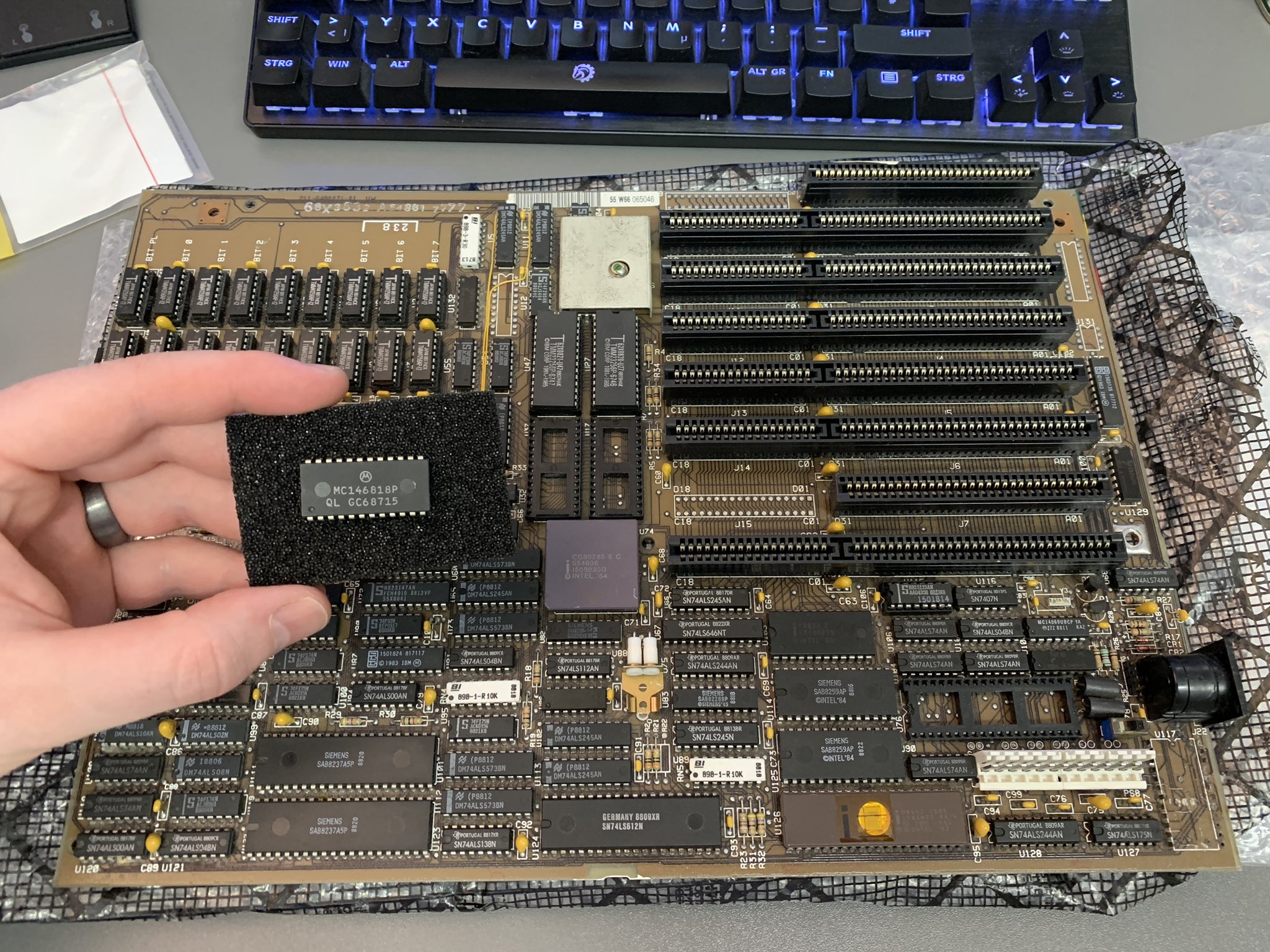 At motherboard clearance