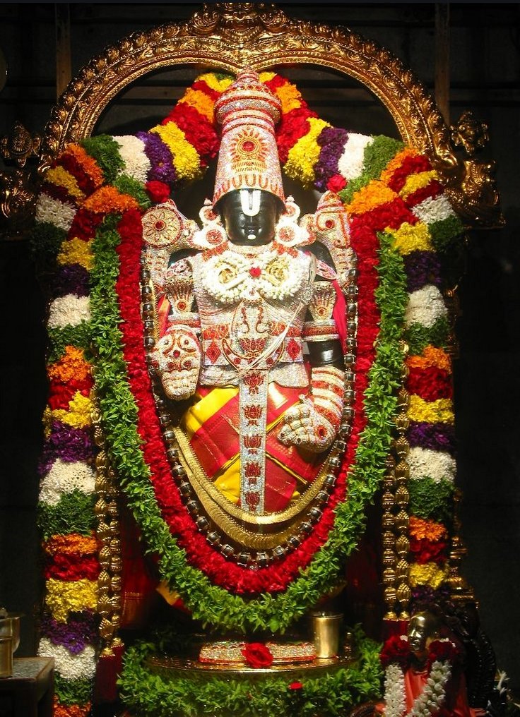 Procedure:When devotees leave the sanctum, the Antaralam and Garbhalayam are cleaned with water - ShuddhiAfter sanctifying the place with the recitation of Gayatri Mantra & sprinkling of water, food is brought in covered vessels & placed in front of lord6/