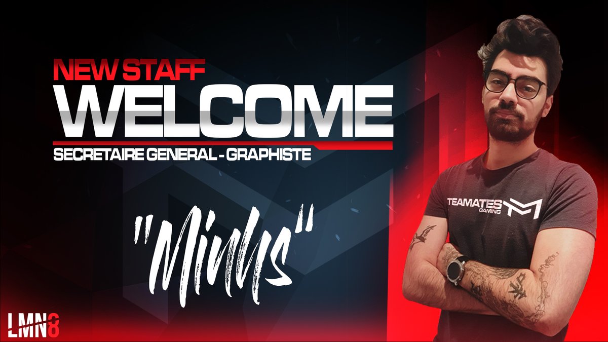 TeamatesG's tweet photo. ⚫️Know Your Staff #1🔴

📢Déjà connu pour son aide en tant que graphiste, @Minhs_Art est désormais secrétaire général de la @TeamatesG! 🤘

Le CM "ça représente quoi pour toi le jeu vidéo, en 3 mots?"  ➡️"Facile: Rêve, Partage &amp; Aventure!" ✨😍

#gamers #graphiste #gaming #TMGWIN https://t.co/JsZQUoyfQ3