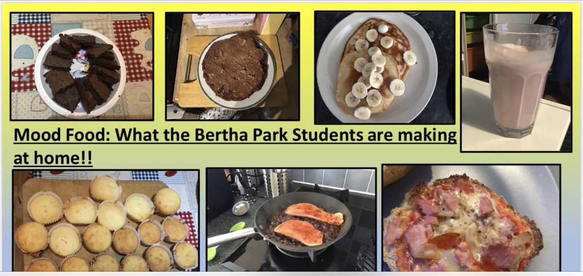 BerthaParkHE's tweet image. Fab practical displays demonstrated by the students! #remotecooking #moodfood #HWB