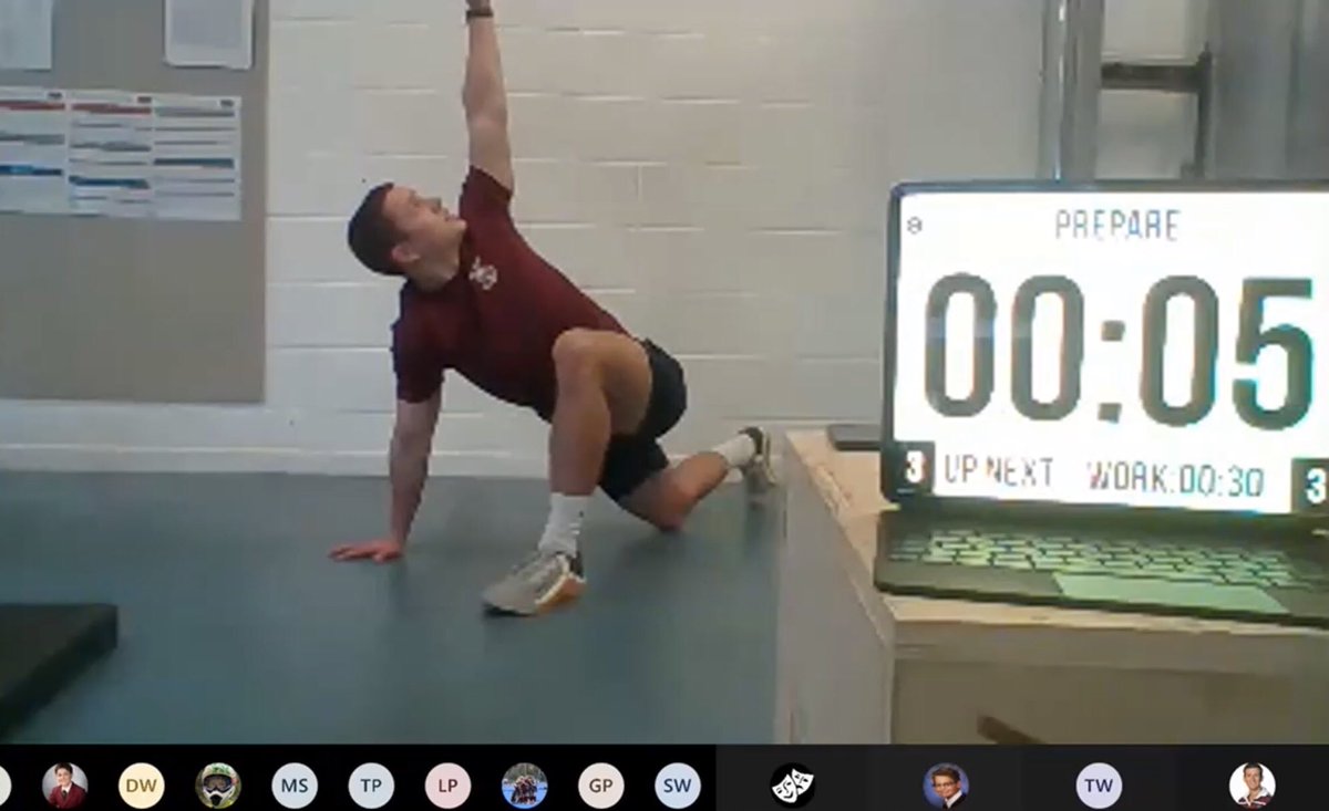 We are certainly ready for another week ⁦<a href="/DeanCloseSchool/">Dean Close School</a> supporting⁩ our pupils in remote exercise and wellbeing with over 20 hours of ‘live’ exercise and sporting content for our community to join in after lessons each week. #close #deanclose@home