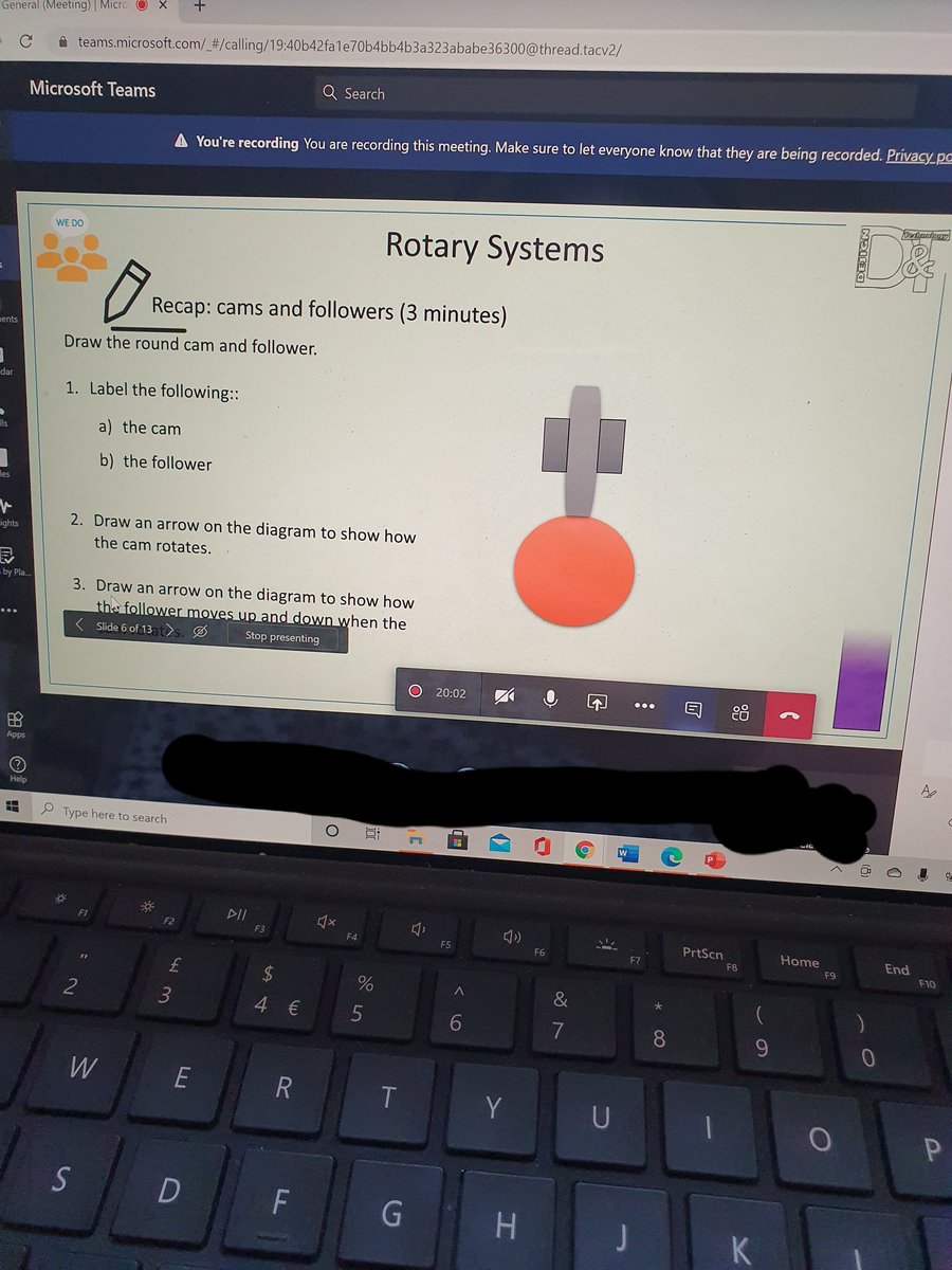 MissSpencerDT's tweet photo. I'd forgotten about some really basic things in powerpoint - like adding a visual timer for tasks we're completing during the lesson
#RemoteLearning #TeamsTeaching #TeamsLessons https://t.co/GhDWUTiJvx