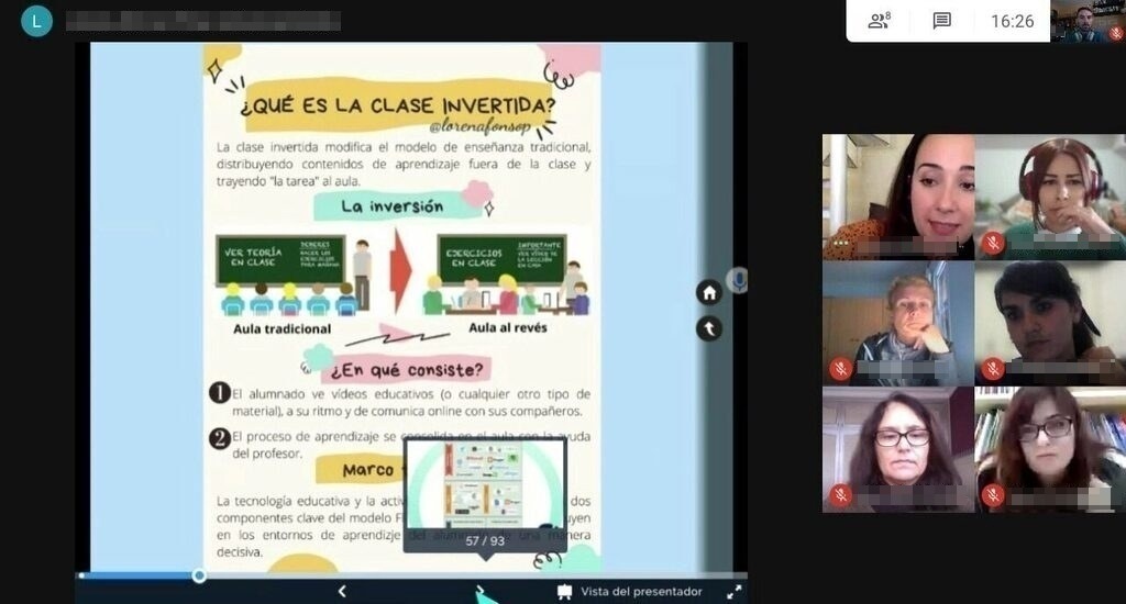 ecoescuela20's tweet photo. 📚El día 14 de enero tuvo lugar la APU “Aprendizaje invertido (Flipped Learning)” con la ponente Lorena Afonso,  para el profesorado del ámbito del @CEP_TenerifeSur en el Aula de Formación de la red CEP⬇️ 
#UCTICEE #FEDER 
#Canarias #TIC #FlippedLearning 
@EducacionCan https://t.co/YmoVih6GlW