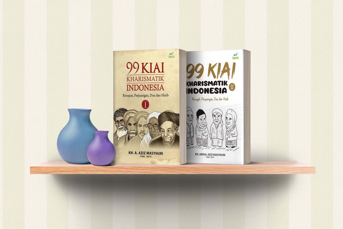 Hari ini, akun KiaiKita sudah satu tahun. Terima kasih atas dukungan &amp; do’a para Ulama &amp; teman-teman semua.

Baik, saya buat GA sebagai kenangan dari *admin semoga bermanfaat. Buku (99 Kiai Kharismatik) untuk 4 pemenang.

Caranya: Ref, dikolom komentar dgn Quotes Siapa saja.”🙏
