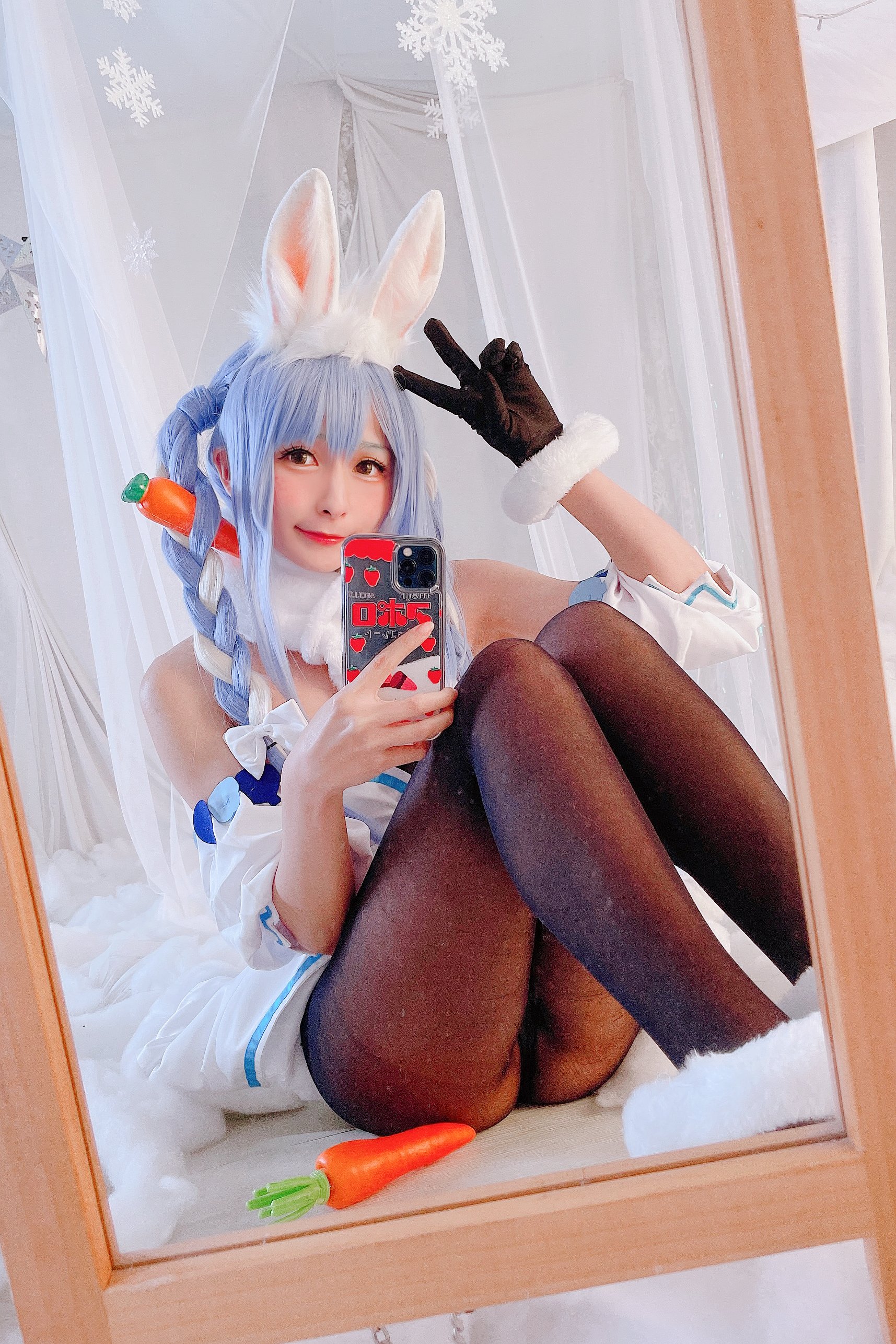 画像,兎田が好きすぎるから🐰1月Fantia星5は兎田ぺこらですよ、星3はシャルティア、この二つ交換でした。ご迷惑をおかけいたしまして、申し訳御座いません🥺#holo…