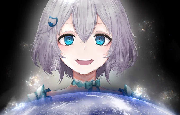 人を騙したことがないので震えが止まらない少女の顔 