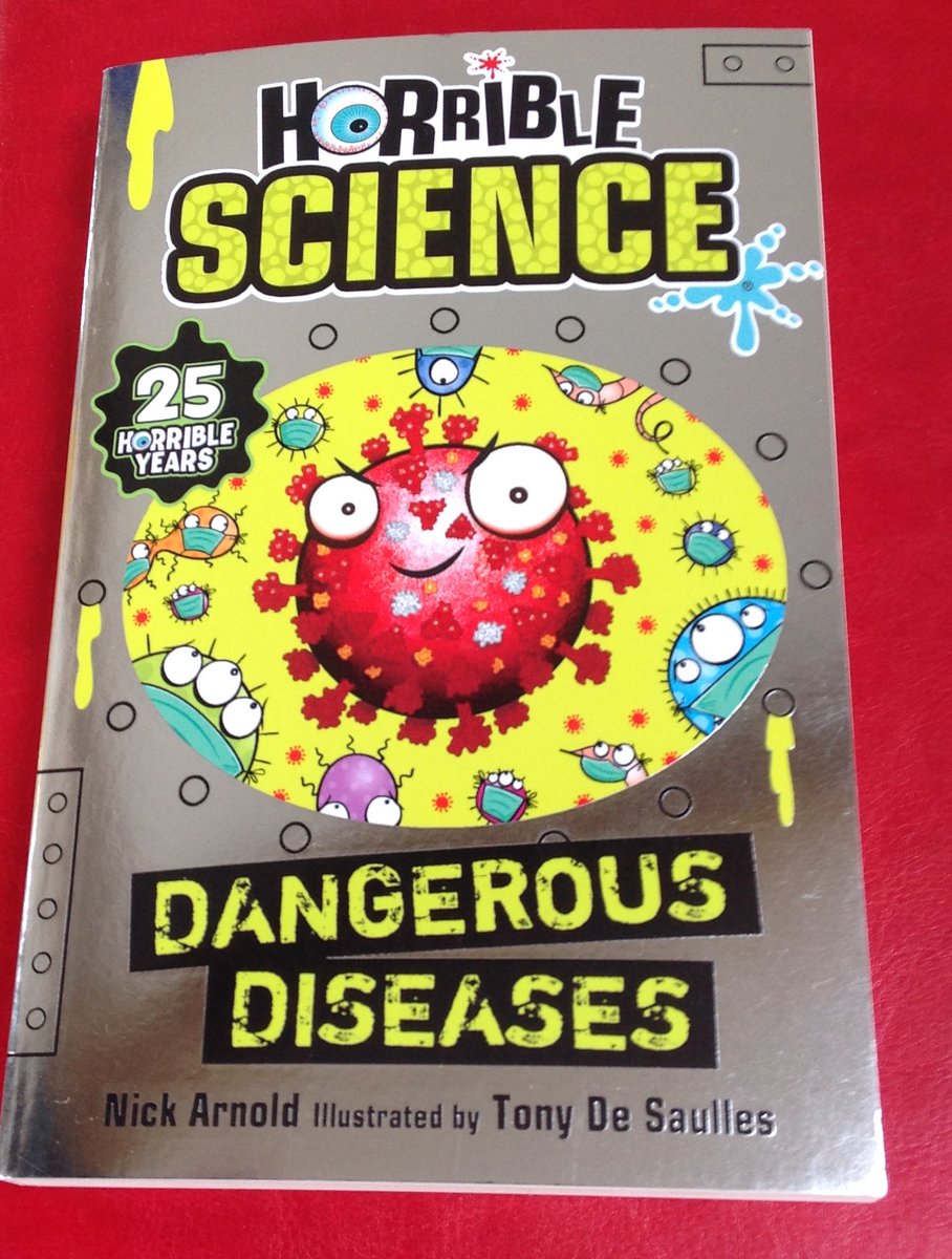 I'm reading DANGEROUS DISEASES - the updated Deadly Diseases.  There's revised text and a new chapter on COVID-19.  HUGE THANKS to <a href="/TonyDeSaulles/">Tony De Saulles</a> for his great illustrations and <a href="/scholasticuk/">Scholastic UK</a> for publishing the book.  I hope it helps children wanting to know more about pandemics.