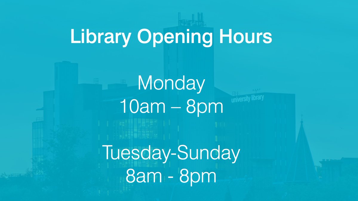 🚨Change to previous tweet 🚨 Our opening hours are changing! ⏰ From Wednesday 20 January, the Main Library will be open:

Monday 
10am - 8pm 

Tuesday-Sunday
8am - 8pm 

This change is in response to the latest <a href="/scotgov/">Scottish Government</a> guidance for Libraries in Level 4.