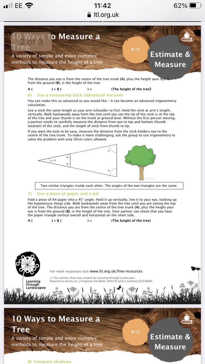 FernhillOutdoor's tweet photo. 10 ways to measure a tree! @LtL_News #fernhillfamilyconnects https://t.co/LVkQc4qUIu
