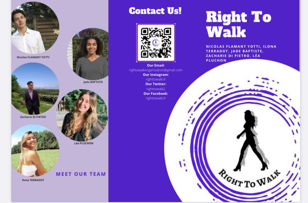 RightToWalk2's tweet image. RTW’s Official Brochure ! 
Let us know how you like it 🤍 
Make sure to follow us on our other platforms: 
instagram and facebook - righttowalk.fr
#righttowalk #MeToo #harrasment #movement  #women #womensrights #harassment #NousToutes #women #womensrights #domesticabuse