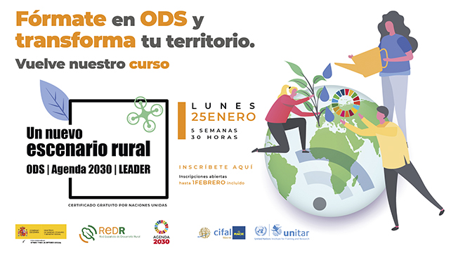 EspacioValde's tweet photo. REDR lanza de nuevo el curso'Un nuevo escenario rural: ODS,Agenda 2030 y LEADER.(La primera edición contó con 1.440 participantes de más de 20 nacionalidades. Su objetivo es la incorporación y desarrollo de las metodología LEADER para implementa políticas de desarrollo. https://t.co/rvK35CIOUF