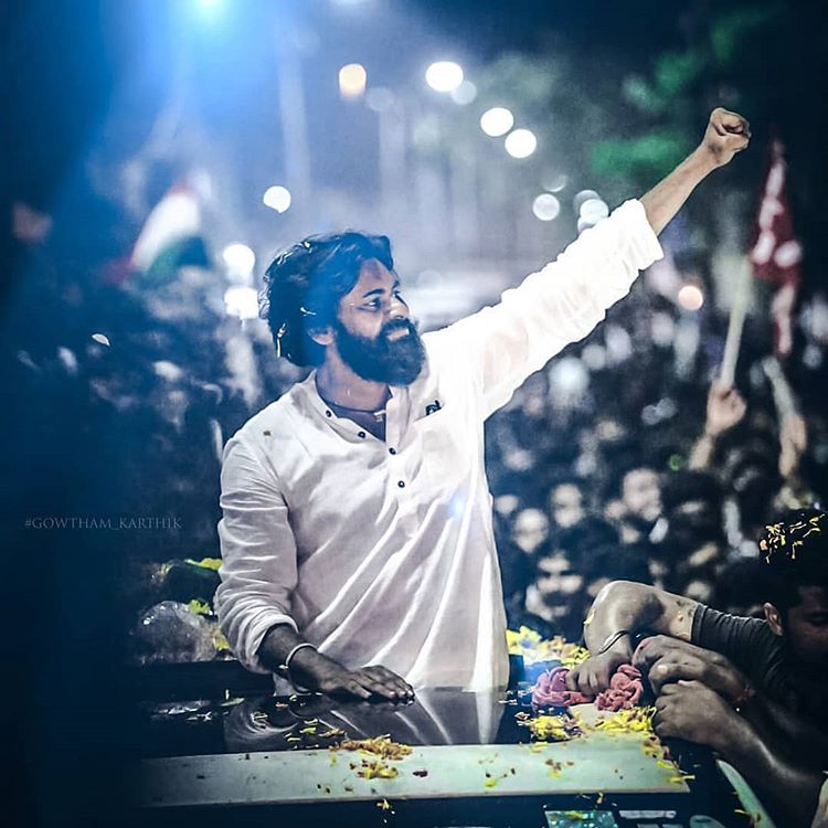 Compilation of janasenani pics **Thread** ------>>>>> (Offline pics) @PawanKalyan 
