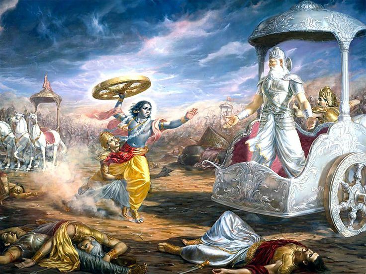 Given the force Pandavas were up against in addition to their own deficit of options to take on these battle hardened veterans it became imperative for lord krishna to play in a shrewd manner beating the Kauravas at their own game.(18)