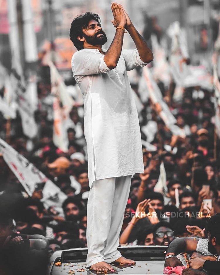 Compilation of janasenani pics **Thread** ------>>>>> (Offline pics) @PawanKalyan 