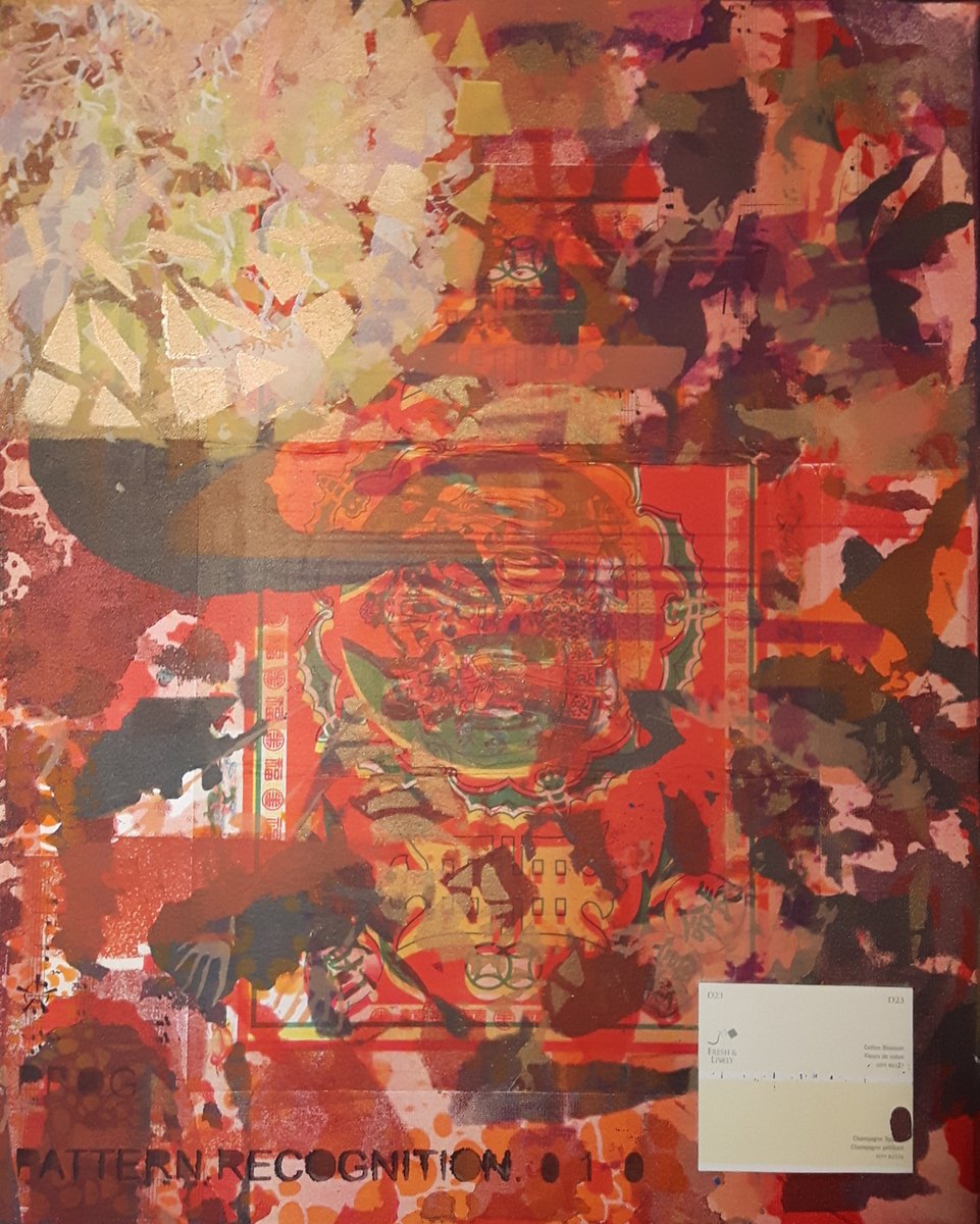 onefoxfaraday's tweet image. Pattern Recognition 010 by Prog. #mixedmedia #multiplemademedia #stencilart