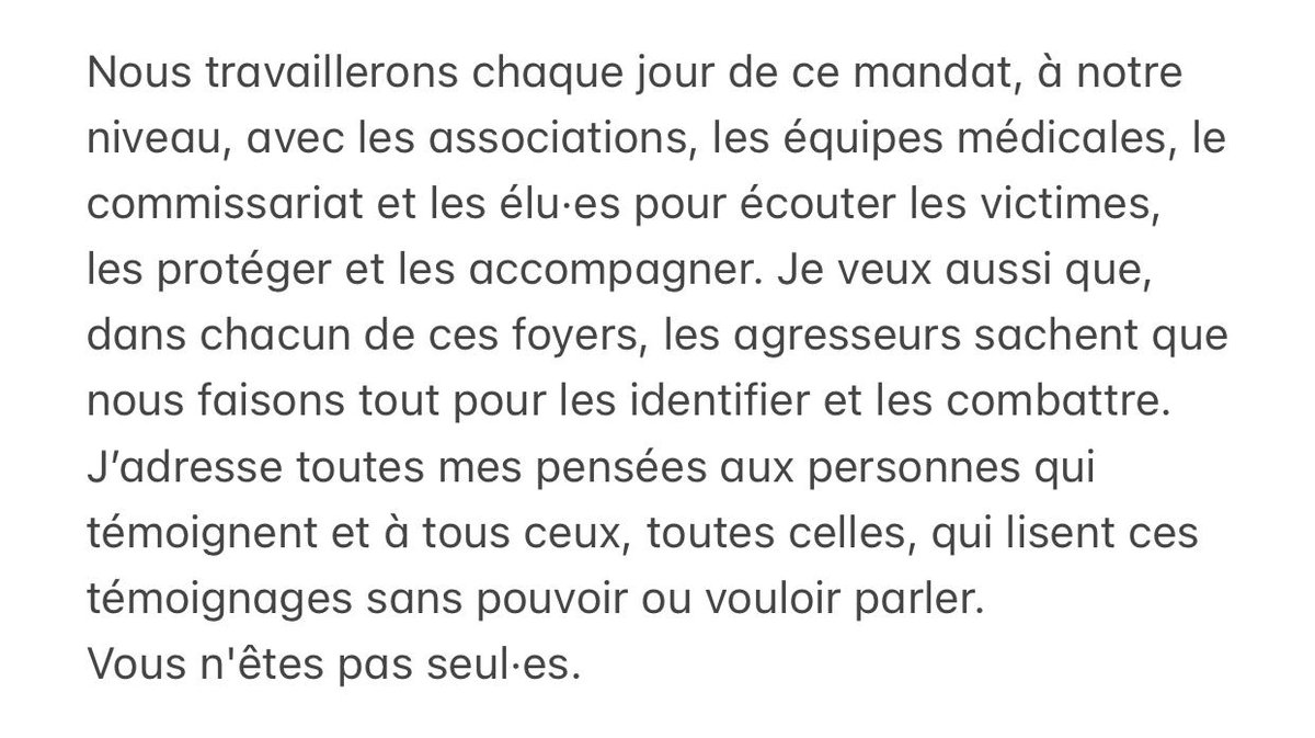 EPierreMarie's tweet photo. #metooinceste
En tant que Maire d’un territoire de 140 000 habitant·es, je veux que dans chacun des foyers, les victimes sachent que nous sommes là et que nous les entendons, nous les croyons, nous les soutenons. https://t.co/4fAuuyaY9e