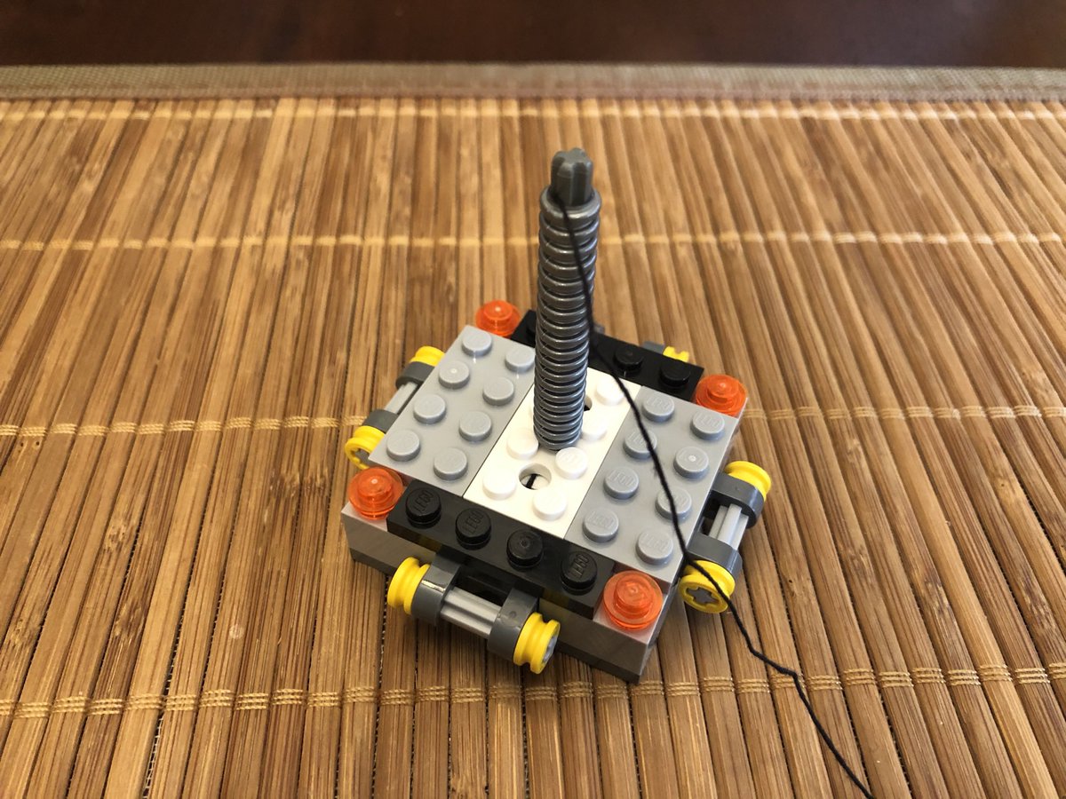 It’s an elevator! It can be raised and lowered from top to bottom, though it’s not that practical for me since you can hardly reach it with adult hands except on the top and bottom floors. Still cool!  #LEGO  