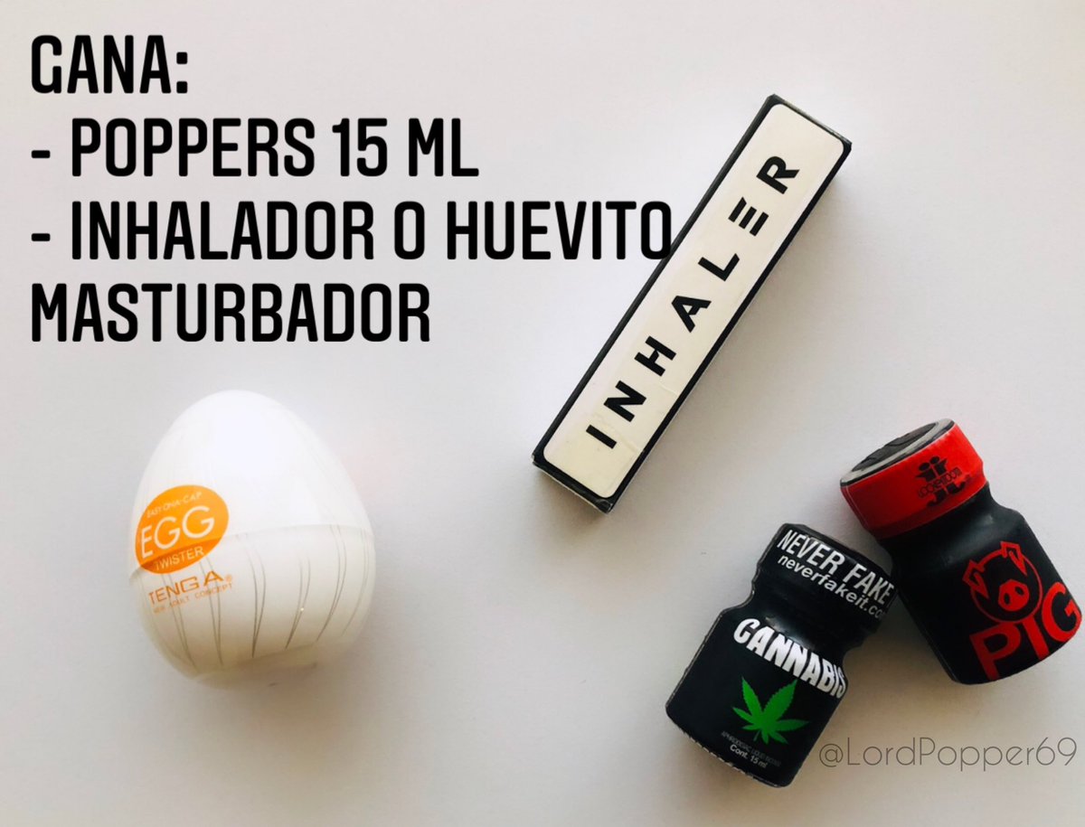 LordPopper69's tweet photo. ♨️𝗚𝗔𝗡𝗔 𝗣𝗢𝗣𝗣𝗘𝗥𝗦 𝗗𝗘 𝟭𝟱𝗺𝗹 + 𝗥𝗘𝗚𝗔𝗟𝗢
Dinámica (hacer los 4 pasos):
1. Sigue esta cuenta 
2. RT este tuit
3. Da 💙 a este tuit
4. Comenta qué regalo quieres: inhalador o huevito
⭐️Ganador por sorteo (lunes 25 enero) 
⭐️Válido para todo México (envío incluido) https://t.co/6H1uUfPZ9G
