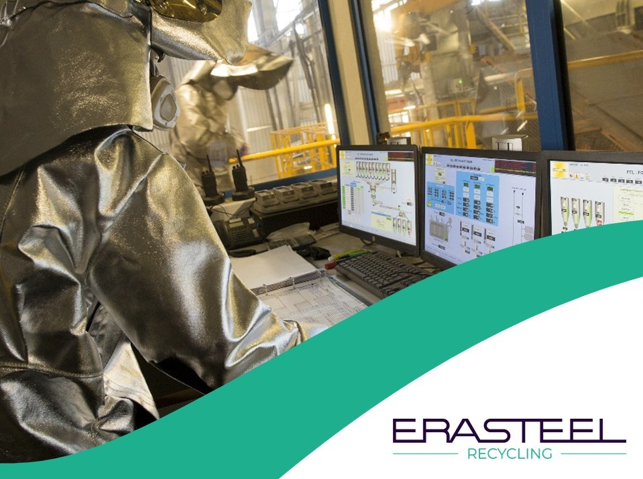 Erasteel's tweet photo. Valdi becomes "ERASTEEL RECYCLING". Our ambition: to be a European leader in the recycling of strategic metals. €30m invested in specific processes and dedicated equipment. Erasteel, a sustainable solution for preserving rare resources #recycling #metals https://t.co/ZspfUXadY4