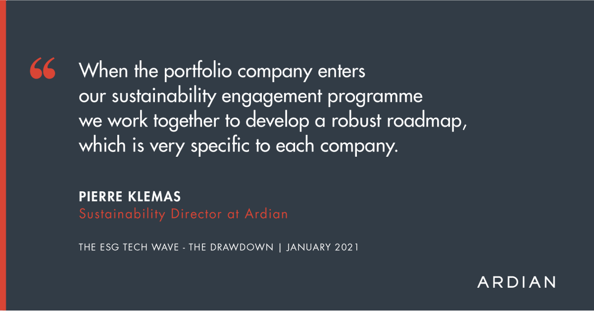 Technology is a strategic asset for ESG. Pierre Klemas, Sustainability Director at Ardian, outlines some of the key milestones from our #sustainability journey and explains how Ardian is managing #ESGdata. 

To be read in @the_drawdown → bit.ly/3sCiyJ6