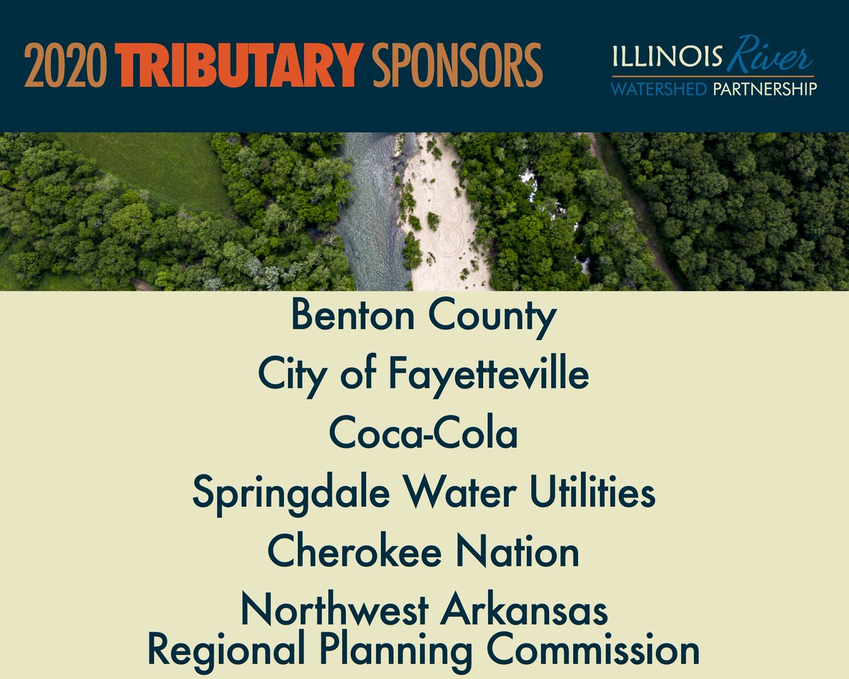 Thank you-- Benton County, Arkansas Government, City of Fayetteville Arkansas Government, Coca-Cola, Springdale Water Utilities, Cherokee Nation, and Northwest Arkansas Regional Planning Commission!