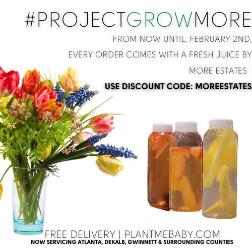 nicoleScarlett_'s tweet photo. @PlantMeBabyAtl x #MoreEstates = #PROJECTGROWMORE | https://t.co/9jQEOSwF8x