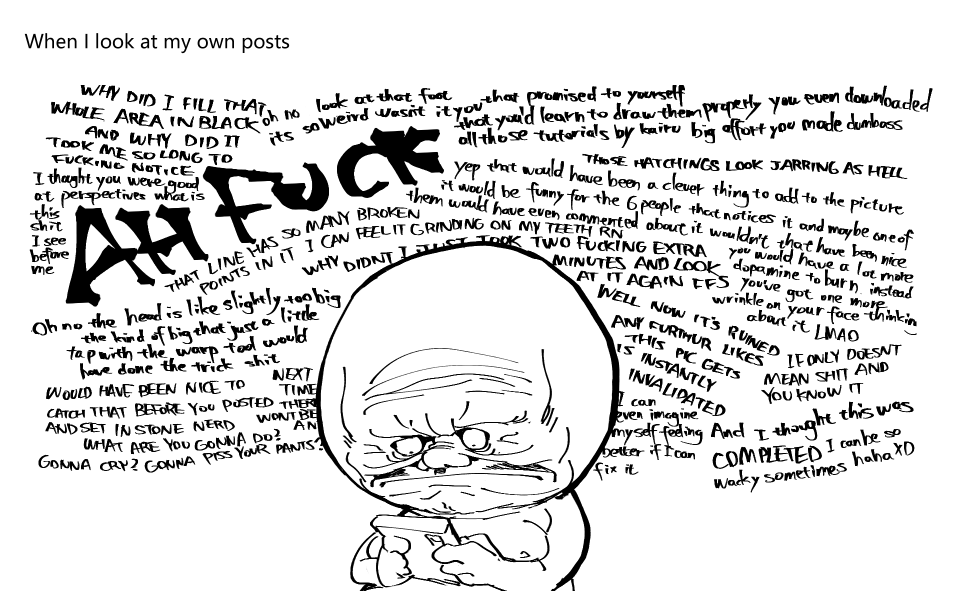 things that happen after i post a drawing 