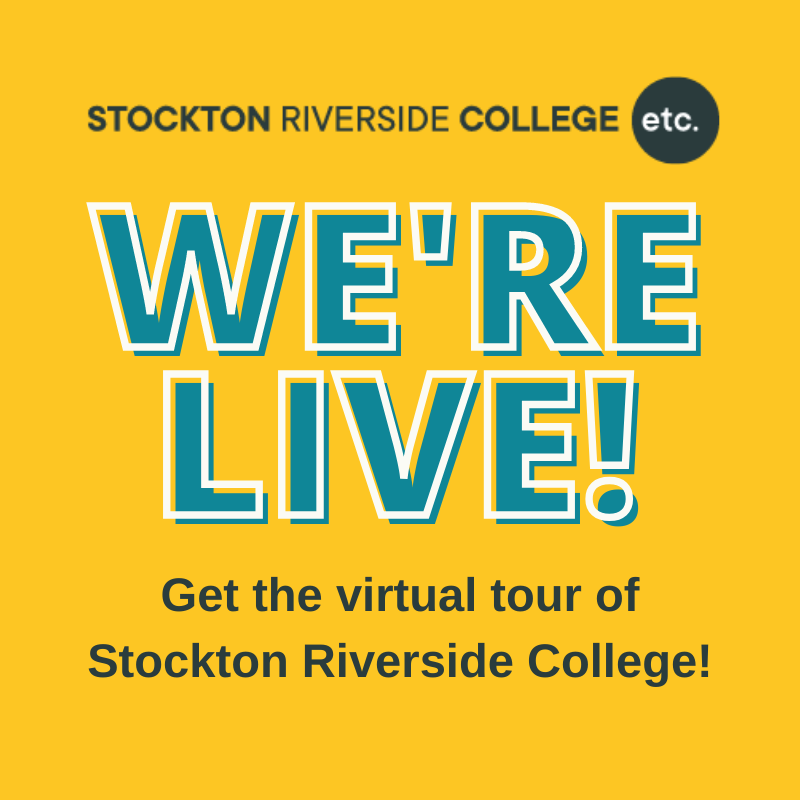 We're Live!

If you have any questions, you can ask them at our online open event here: stockton.ac.uk/events.

You can also check out our full-time courses and have a little virtual tour of the college! :) See you there.