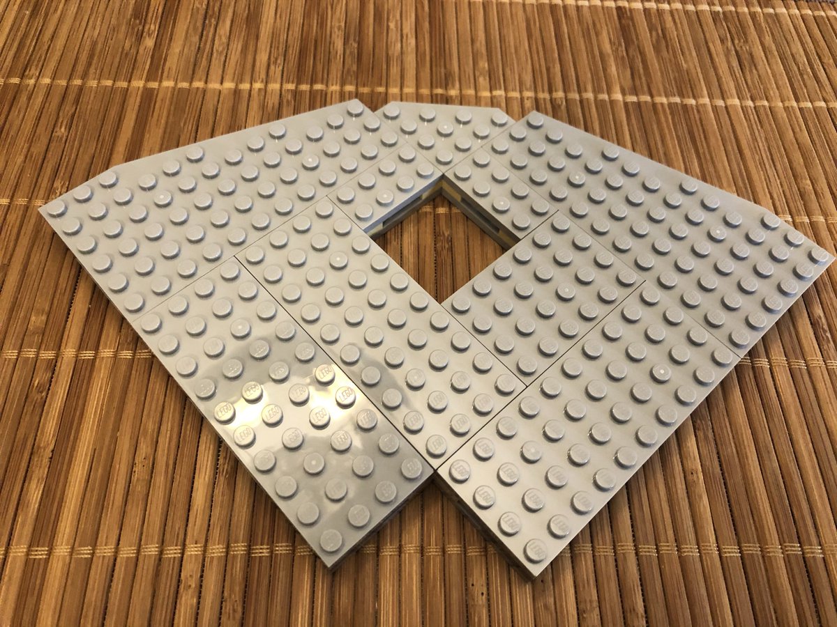 On to section 9! We are building floors again. The first one has a notch in it for the Death Star laser.  #LEGO  