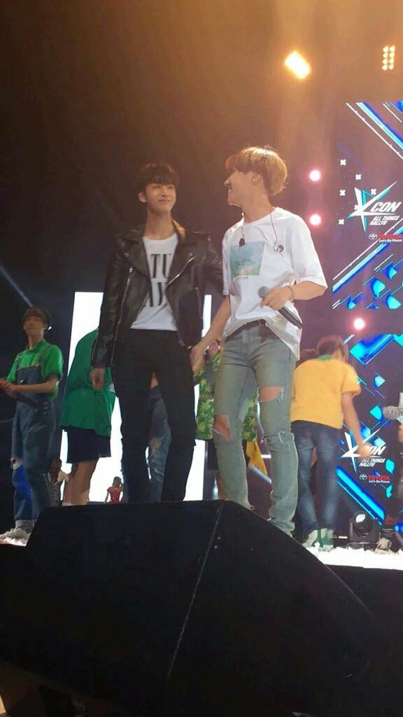 Another friendship some of y'all don't know of...Hyungwon x Jhope