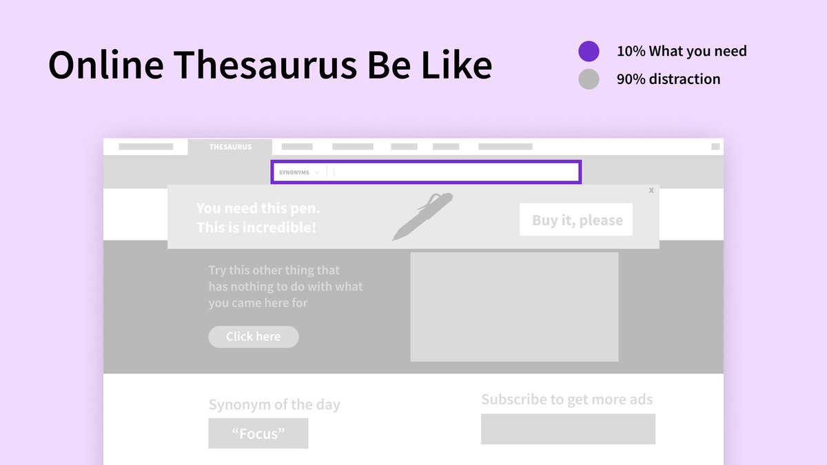 It’s #ThesaurusDay! 📖 The day we celebrate the birth of Peter Mark Roget, the man who invented this precious book to find synonyms and express ideas more clearly in the 1850s.

Sadly what we use today as Thesaurus is 90% distraction, 10% what we need 😔